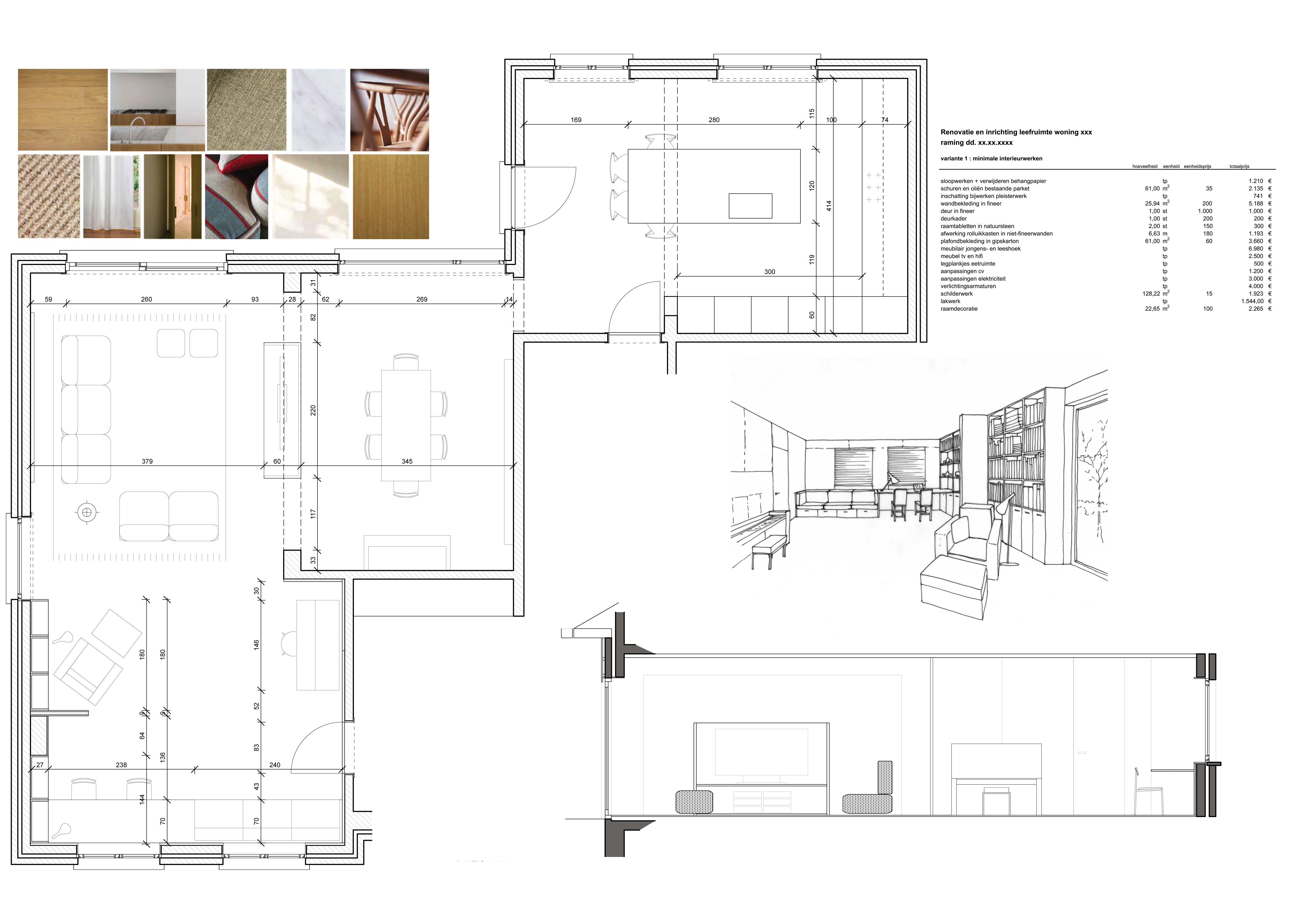 avant-projet Concept Impressie