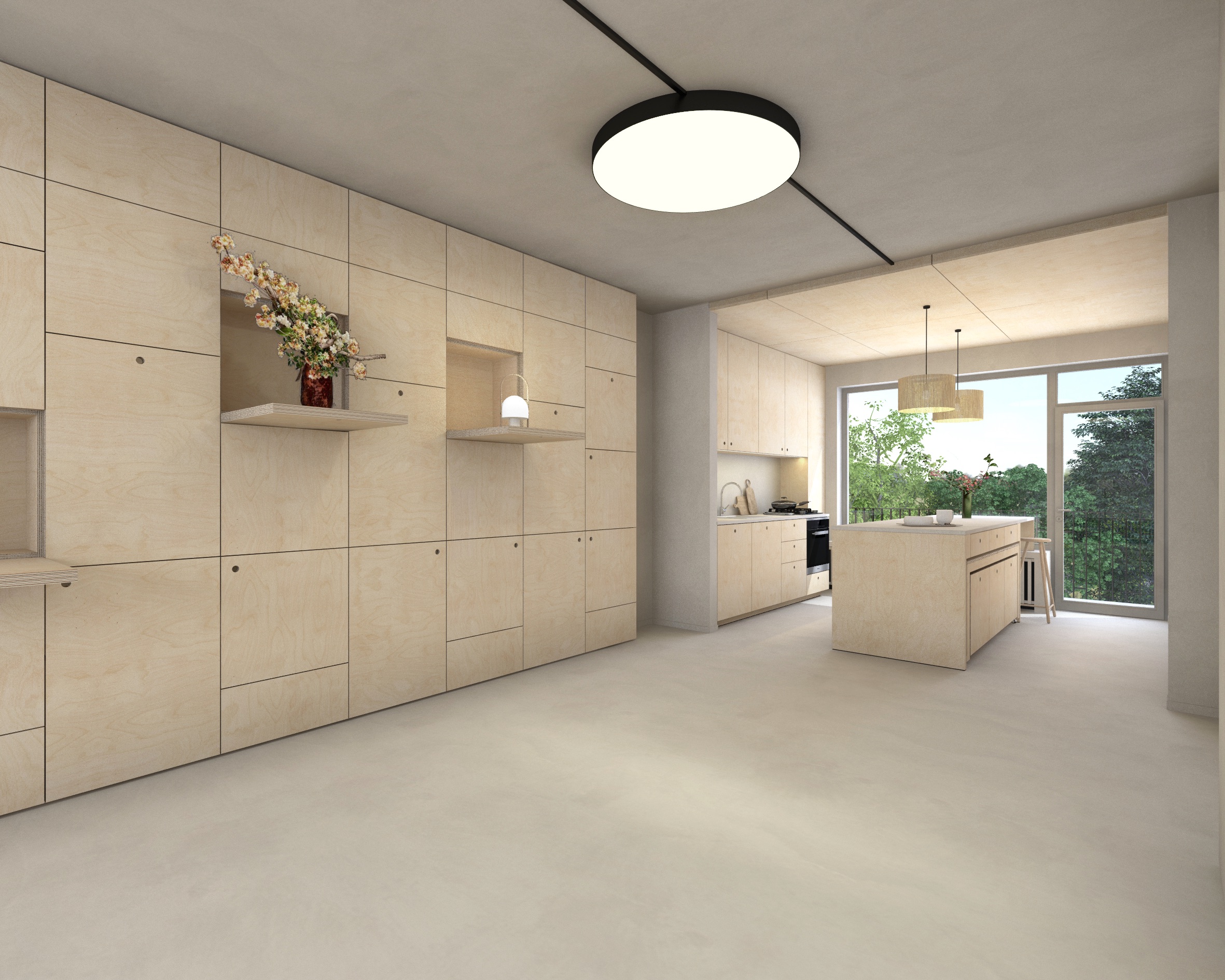 Transformation - bel-étage avec flexibilité vivre/travailler  Impressie 2